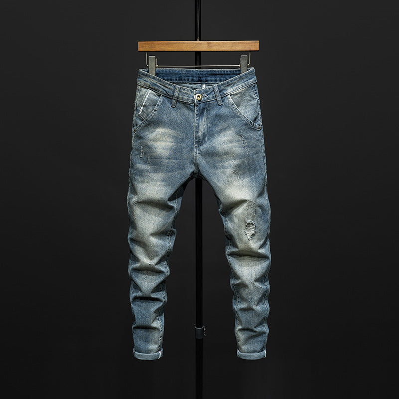 Slim-fitting Simple Men's Jeans