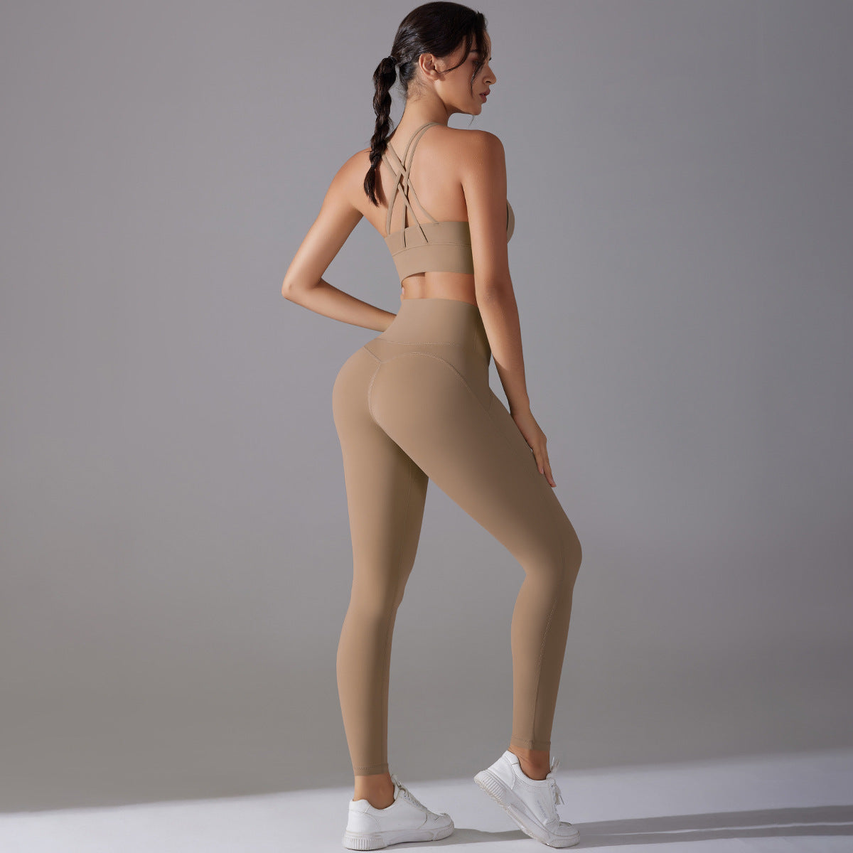 Women Suit Fitness Pants Two-piece Set