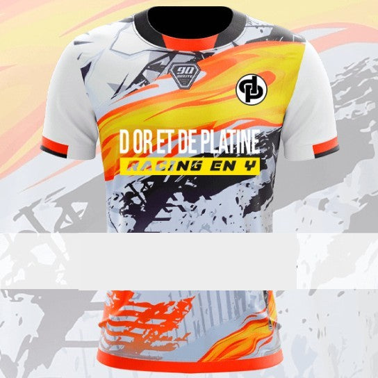 Men's Sports Mesh Breathable And Loose Short Sleeve T-shirt