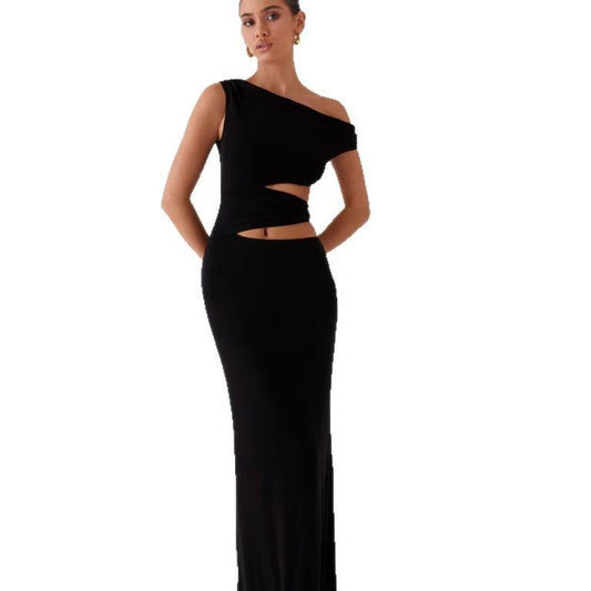 Women's Hollow-out Midriff Sheath Dress