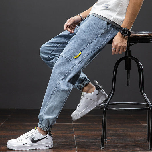 Men's Loose Cargo Jeans