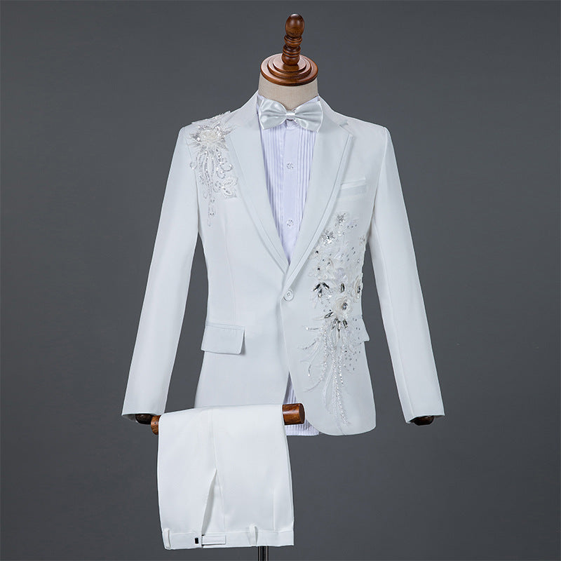 Sequined Suit Men's Dress