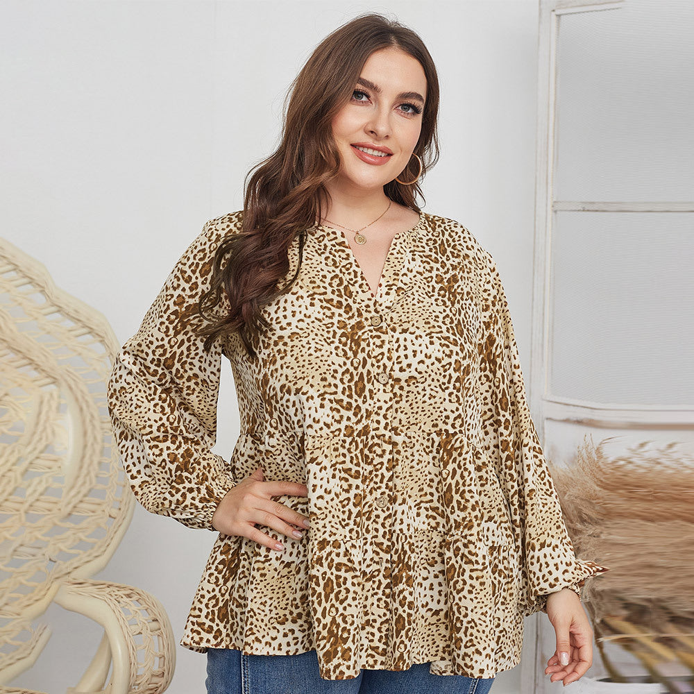 Original Plus Size Top Long Sleeve Shirt