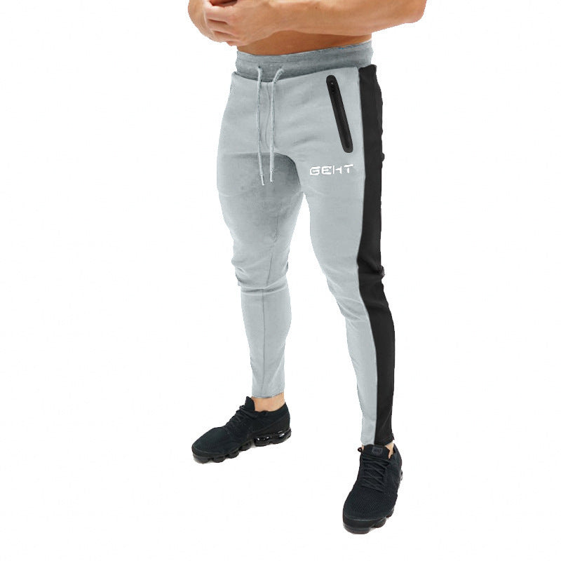 Men's Sports and leisure light board slim fitness pants