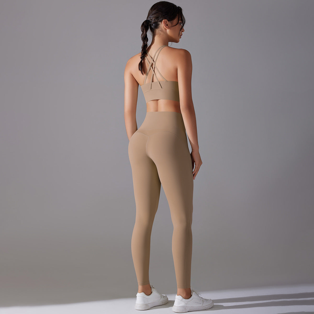 Women Suit Fitness Pants Two-piece Set