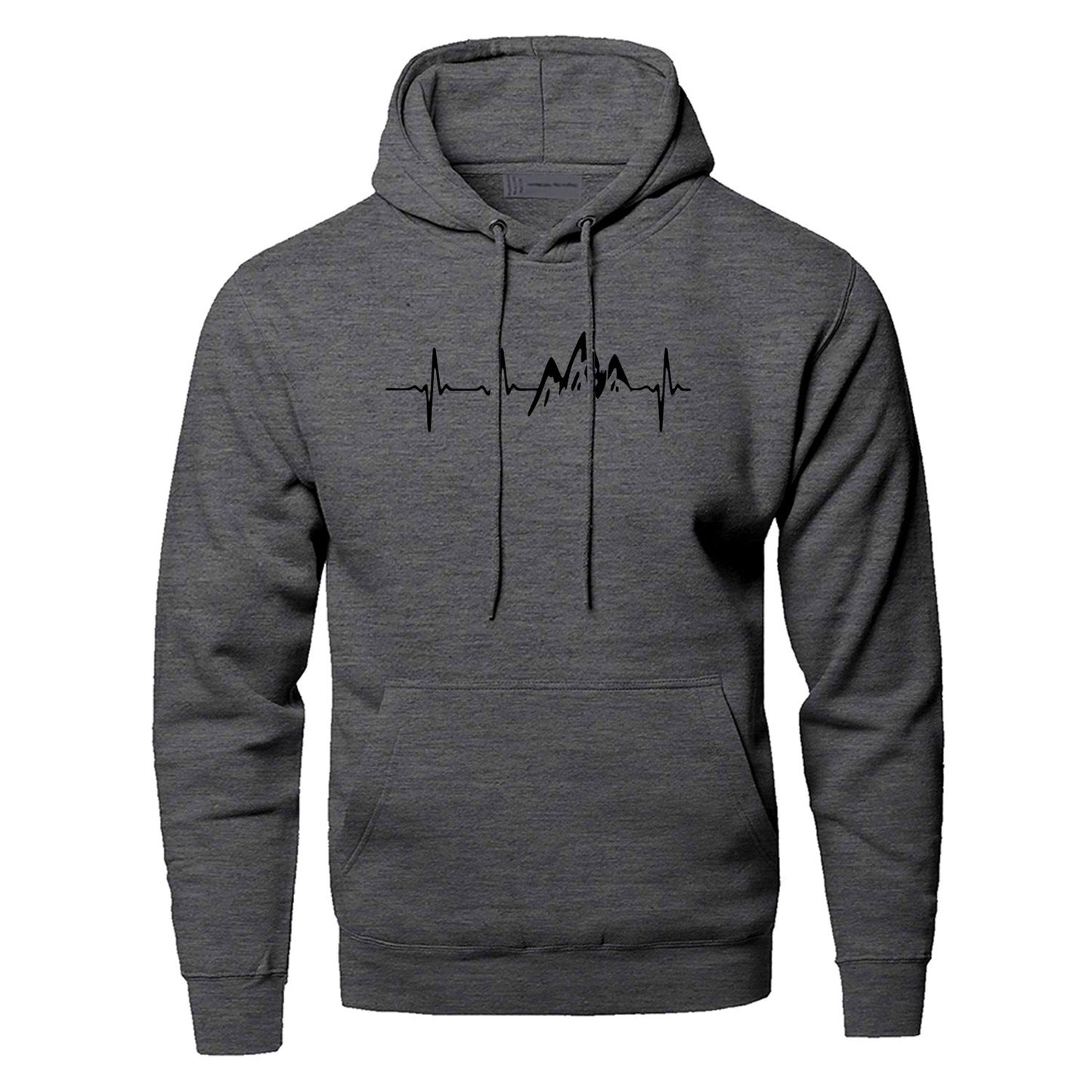 Beautiful Men's Polyester Fiber Compass Hoodie