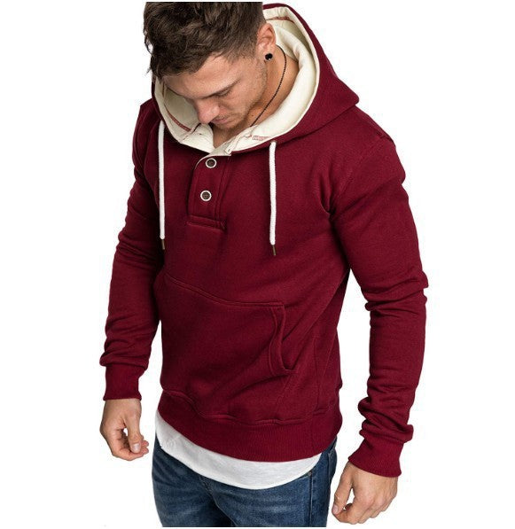 Patchwork men hoodie