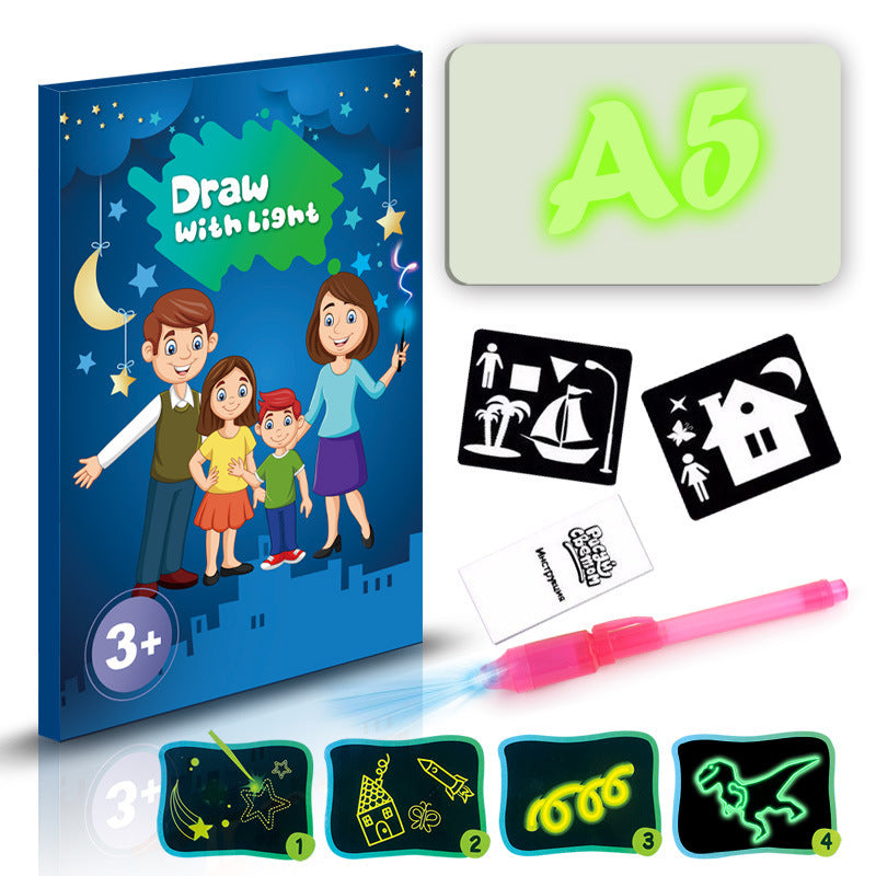 Educational Toy Drawing Pad 3D Magic Light Effects