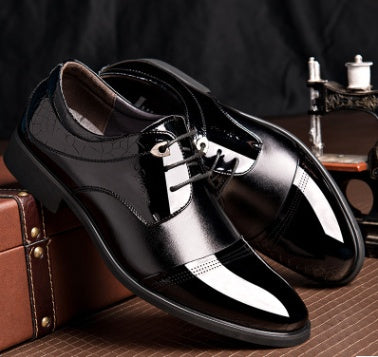 Men Dress shoes fashion lace