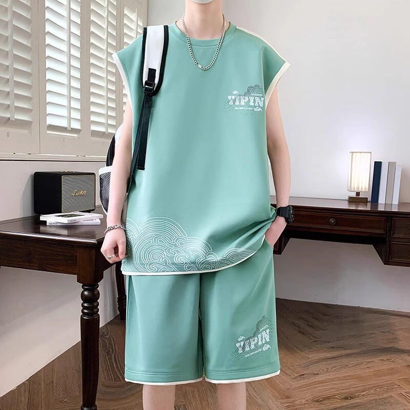 Men's T-Shirt Suit Boys Trend