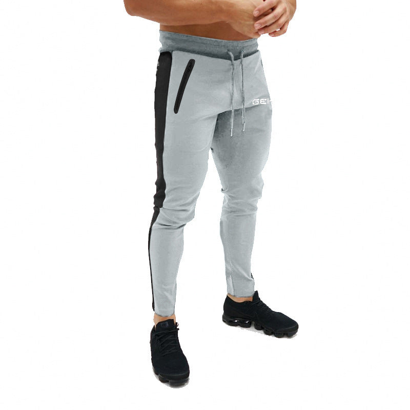 Men's Sports and leisure light board slim fitness pants