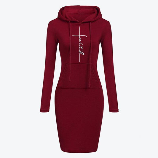 Hoodies Sweatshirts Long-sleeved Dress