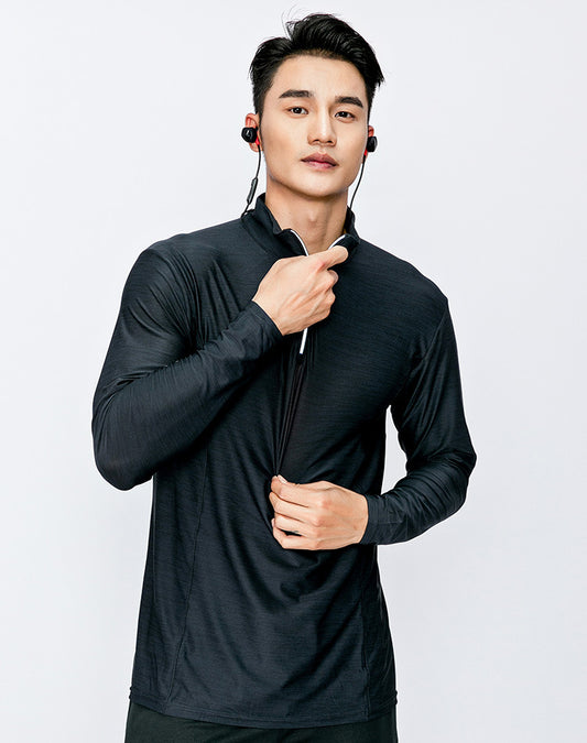 Sports fitness long sleeve men's loose