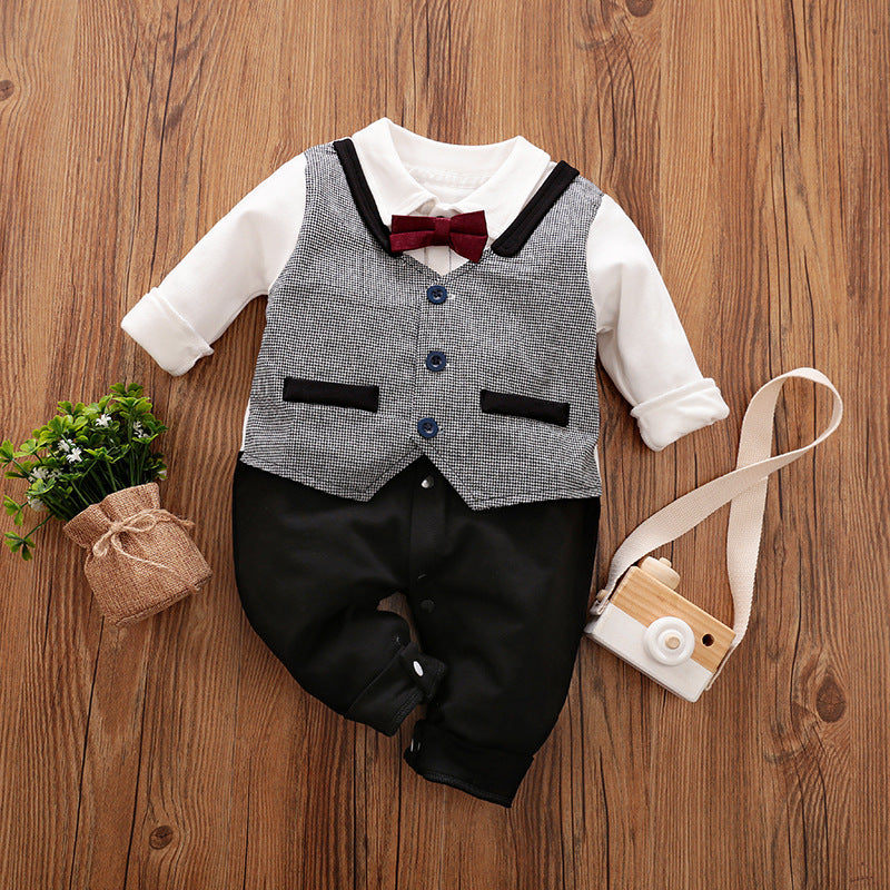 Gentleman Baby Clothes Long-Sleeved Clothes