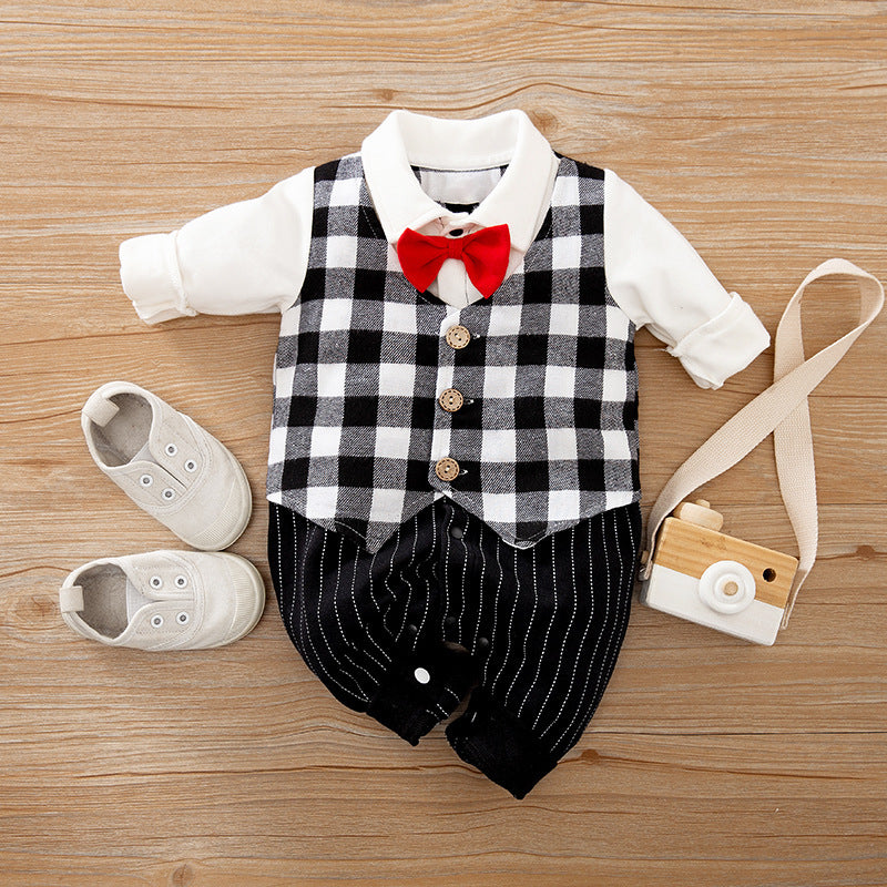 Gentleman Baby Clothes Long-Sleeved Clothes