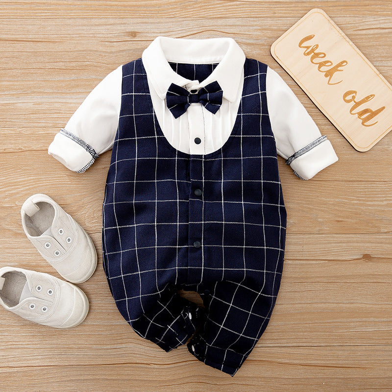 Gentleman Baby Clothes Long-Sleeved Clothes