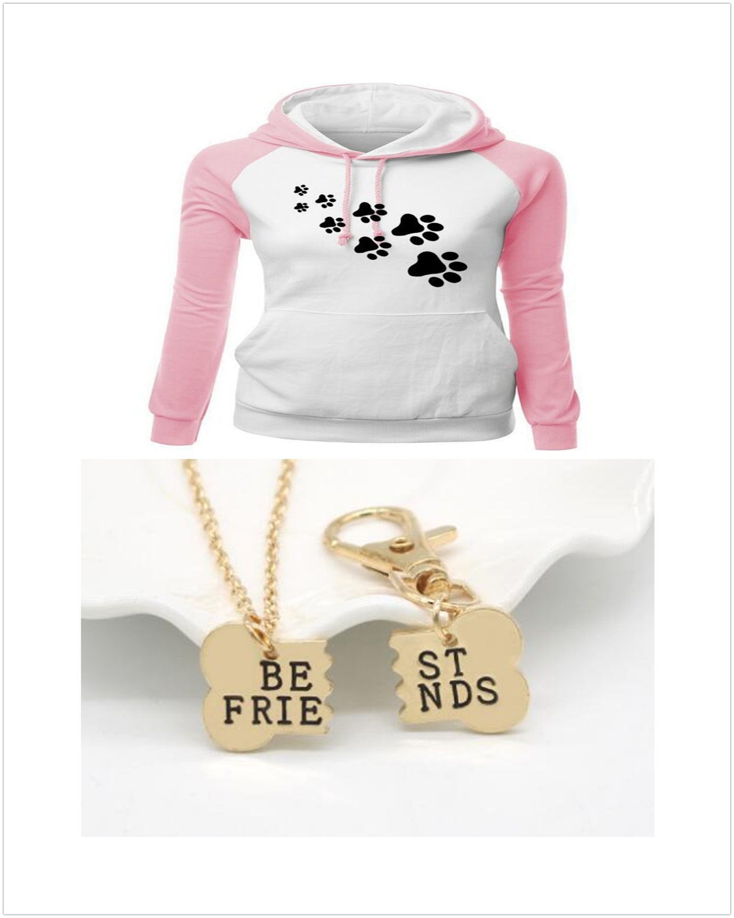 Doggie Paw Comfy hooded Jacket