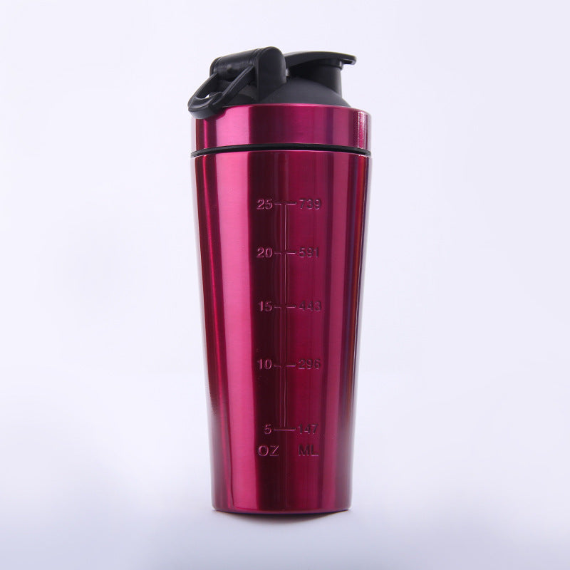 Stainless Steel Protein Powder Shaker Cup Fitness