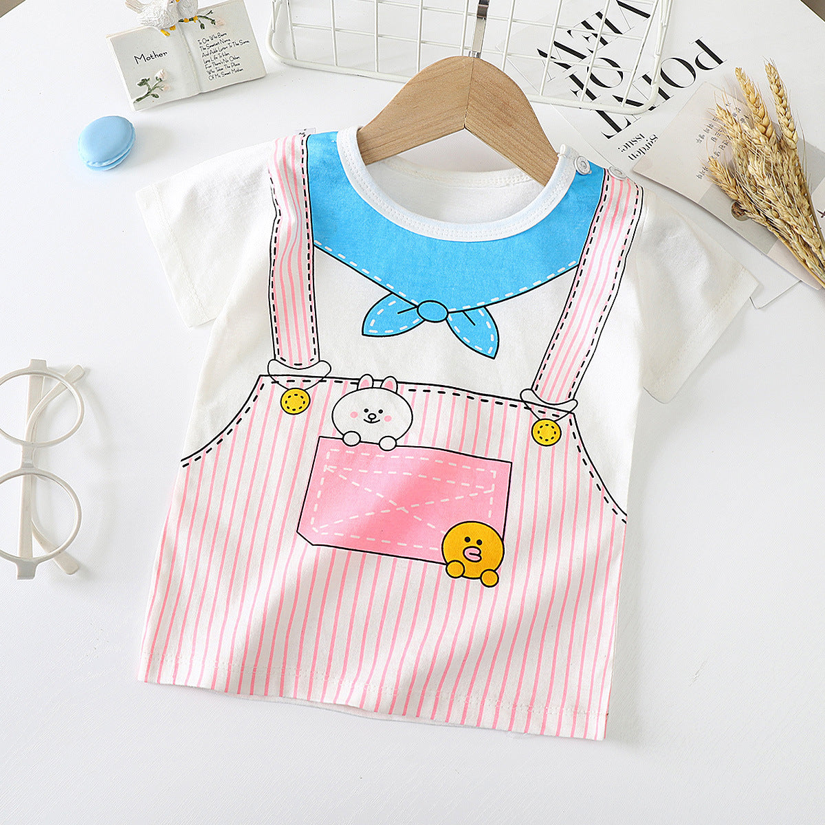 Baby Half-sleeved Bottoming Shirt