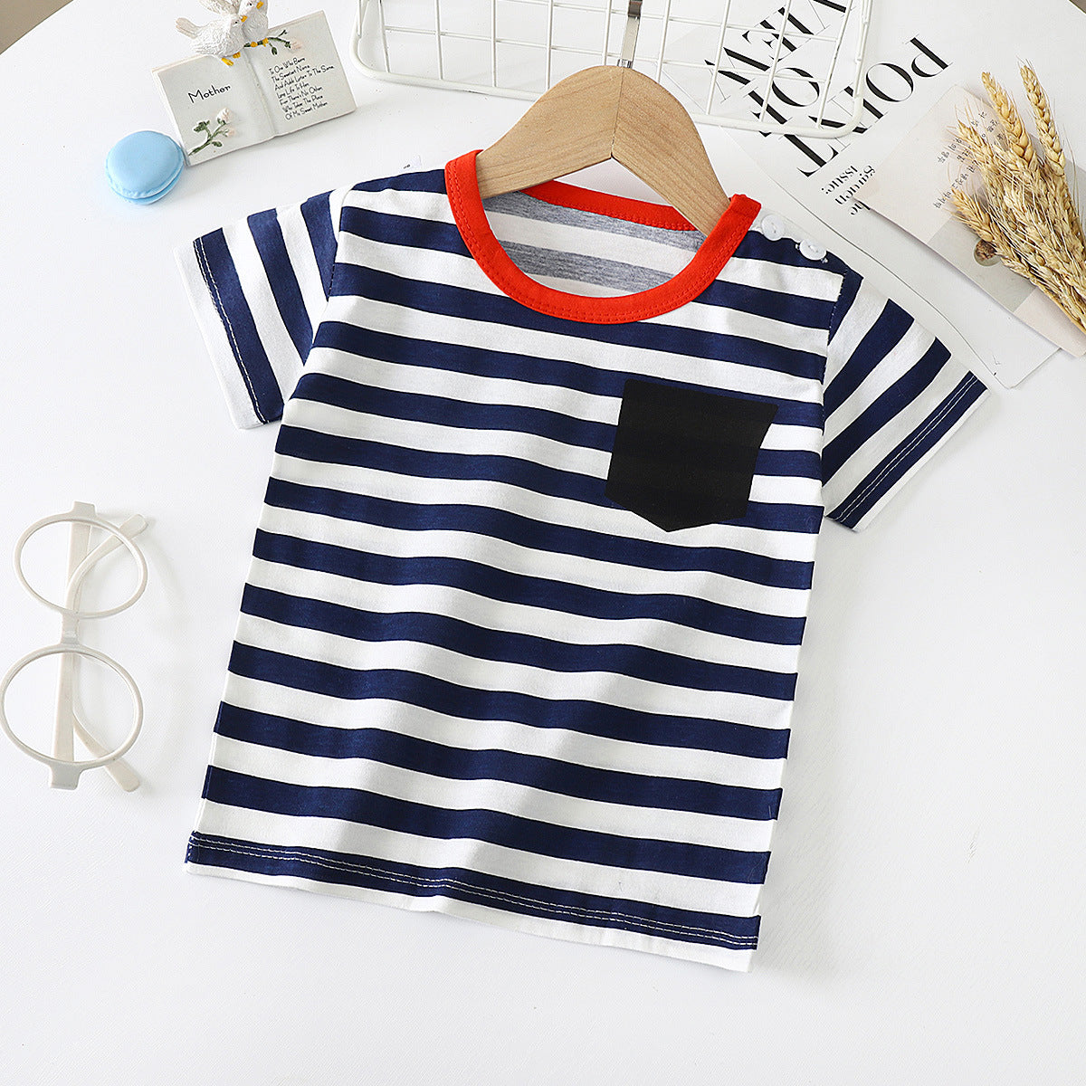Baby Half-sleeved Bottoming Shirt