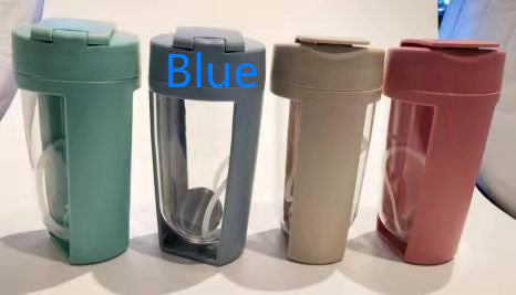 Fitness Plastic Protein Powder Mixing Cup With Ball