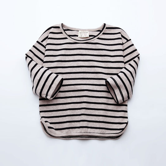 Fashion Striped Baby Girls Clothes T Shirts