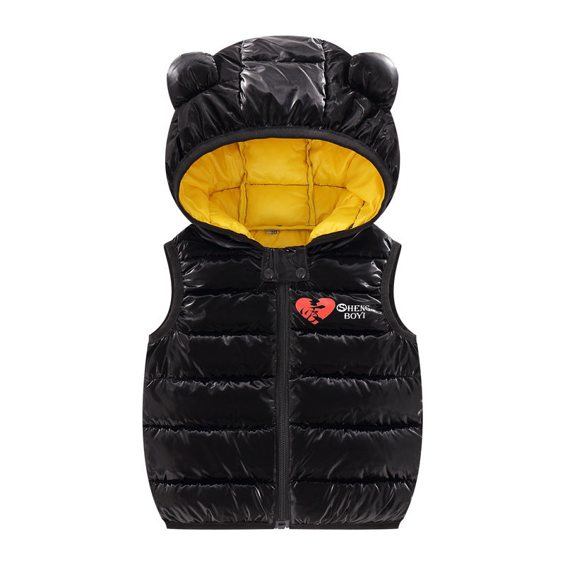 Boys Girls Sleeveless Waistcoat Outerwear Vests