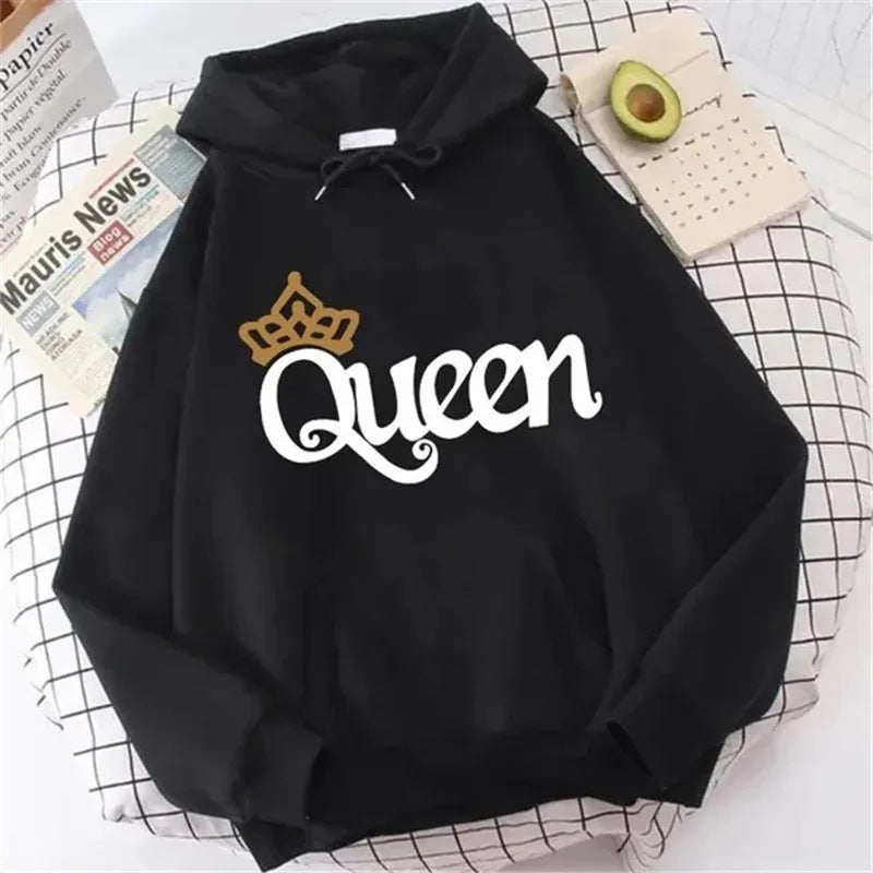 QUEEN Fleece Hooded Sweatshirt