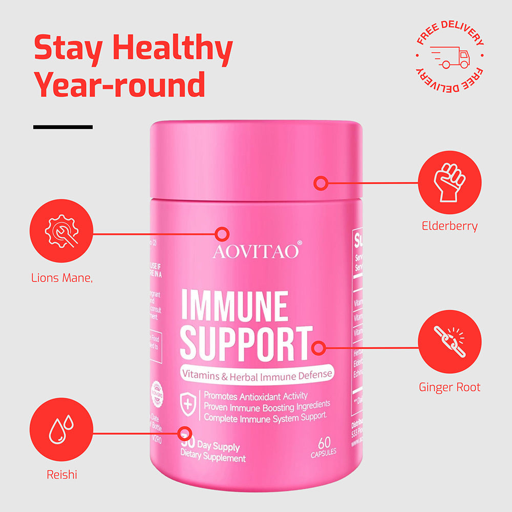 Natural Herbal Immune Defense Immunity Vitamins