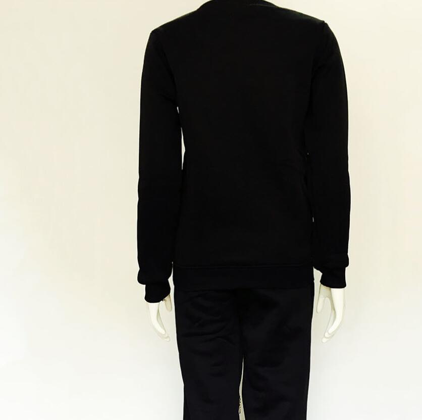 Sexy zipper plus velvet long sleeve sweater suit