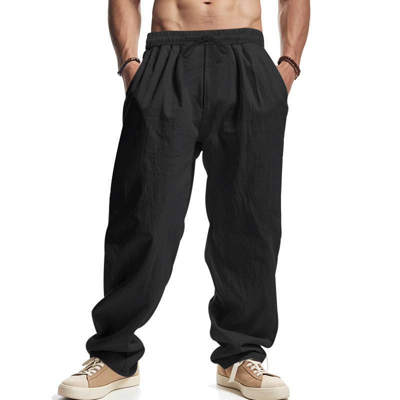 Linen Hip Hop Wide Legs Trousers