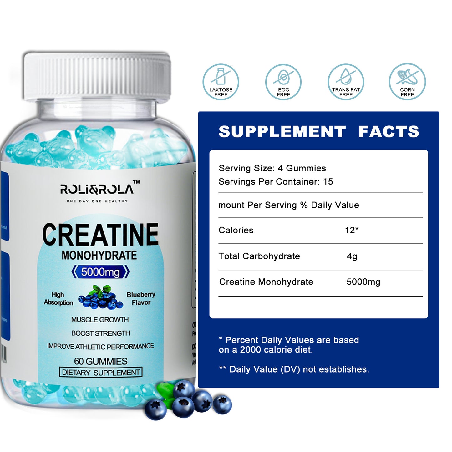 High Strength Creatine Monohydrate Gummies
