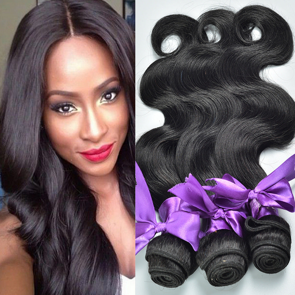 Real Human Extensions Hair Weaves Bundle Deals
