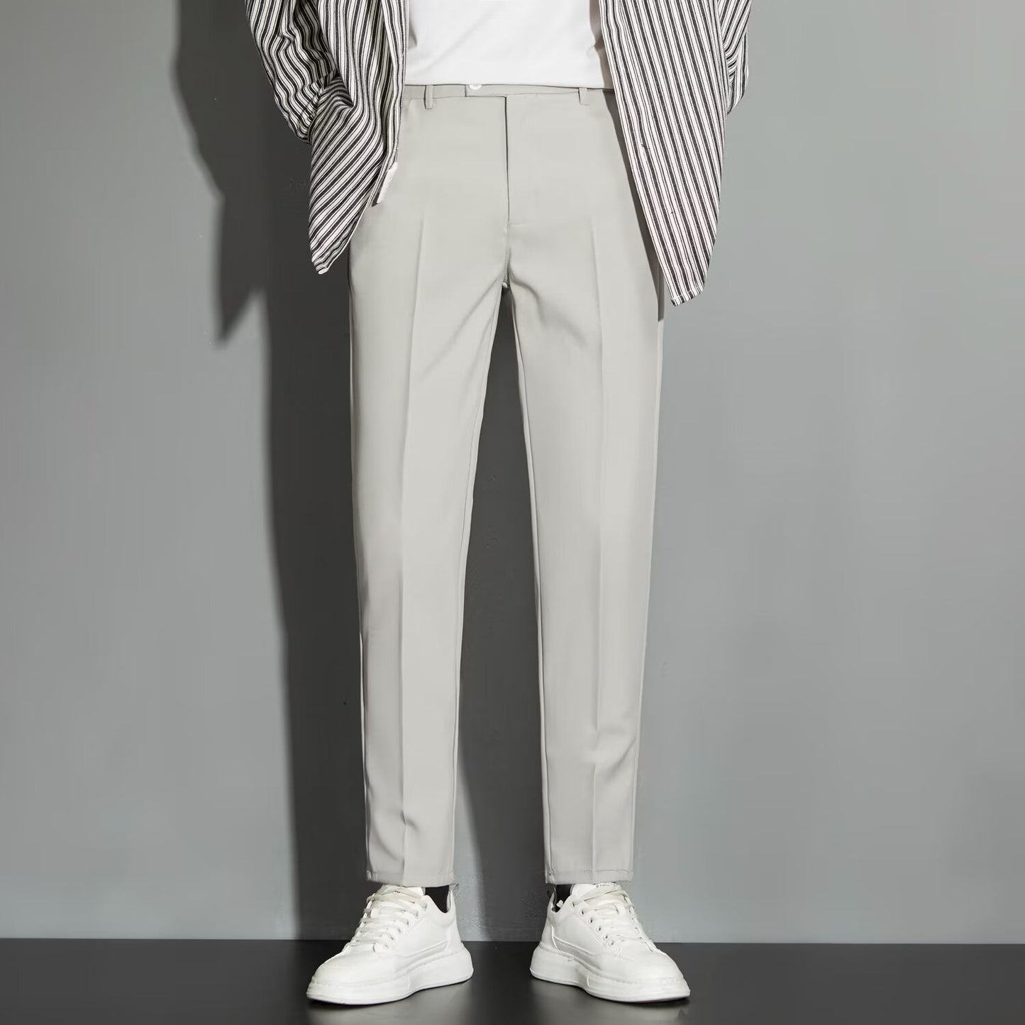 All-matching Ankle-length Suit Pants