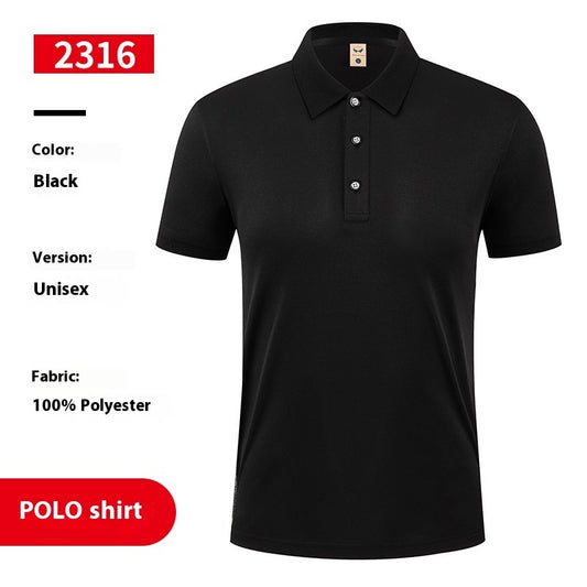 Men's Ice Silk Overalls Polo T-Shirt