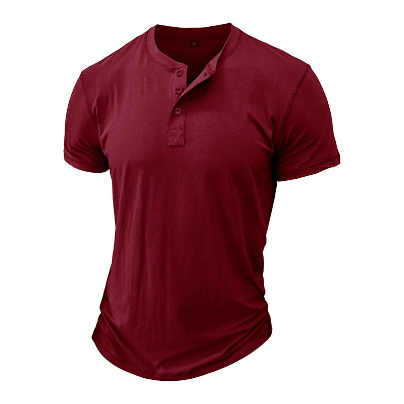 Men's Short-sleeved T-shirt With Round Neck
