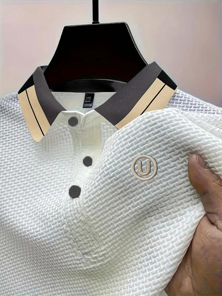 Men's High-end Mesh Ice Silk T-Shirt