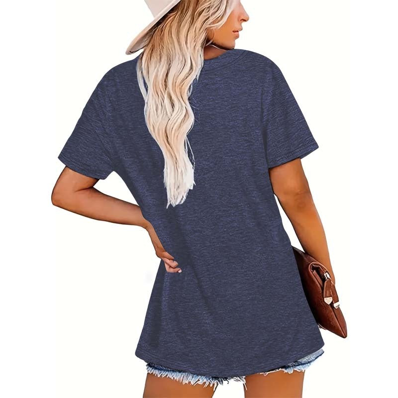 Women's Yellow Floral Short Sleeve Tee