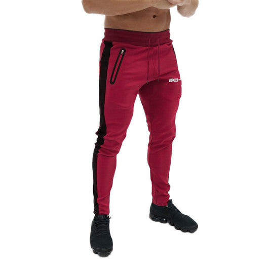 Men's Sports and leisure light board slim fitness pants
