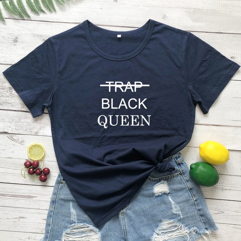Round neck cotton short sleeves