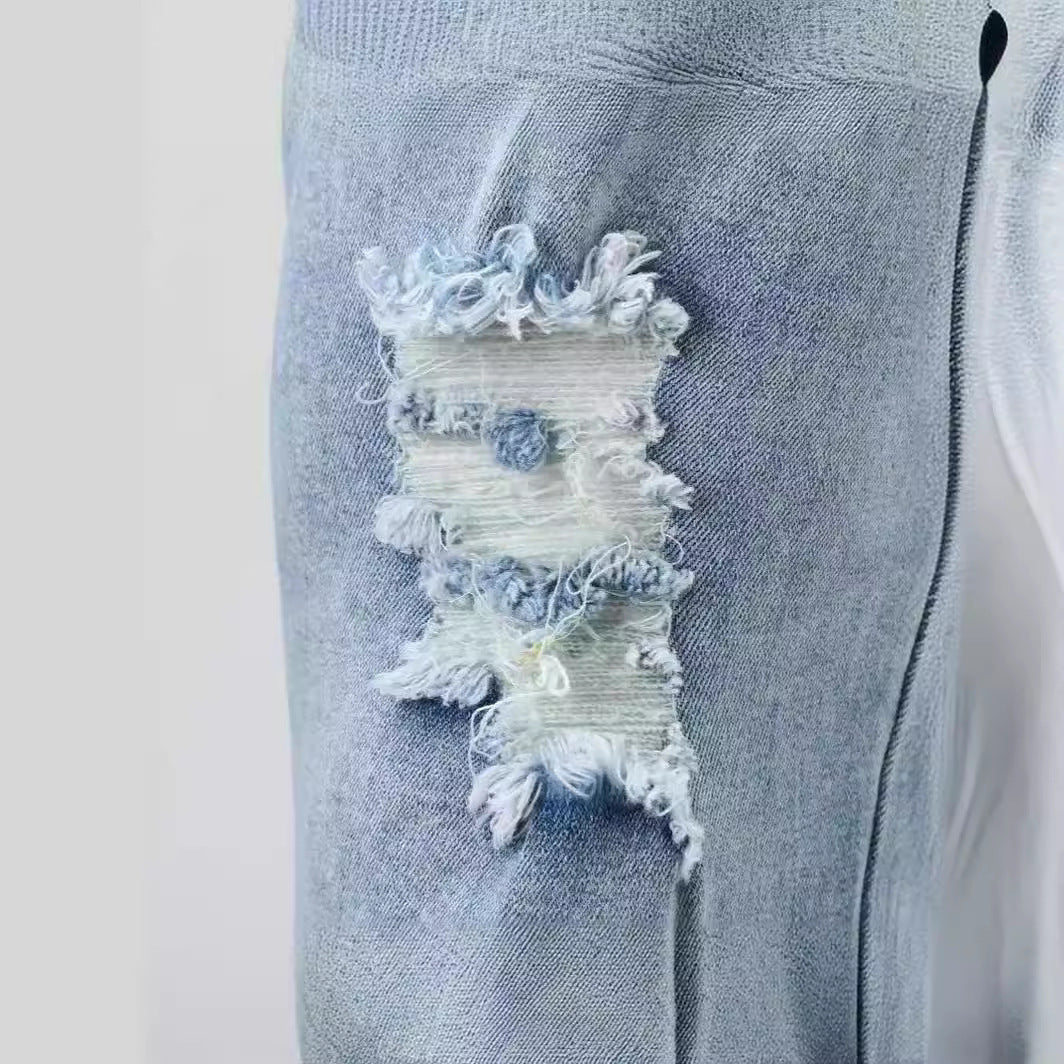 Well Fashioned Wash Jeans Men's Ripped