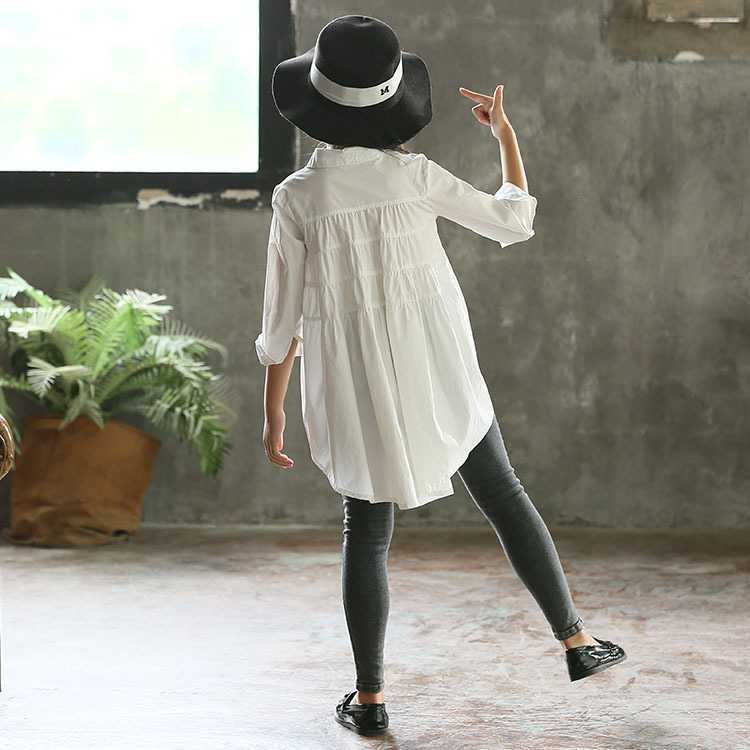 Girls' Big Kids Loose Fashionable Tops Korean Style