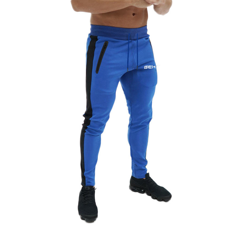 Men's Sports and leisure light board slim fitness pants