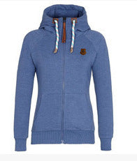 Ladie'sCardigan Side Zipper Hoodie