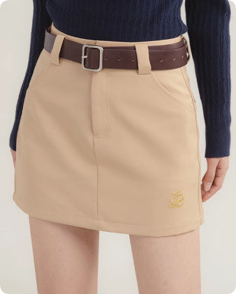 American Navy Blue A-line Skirt
