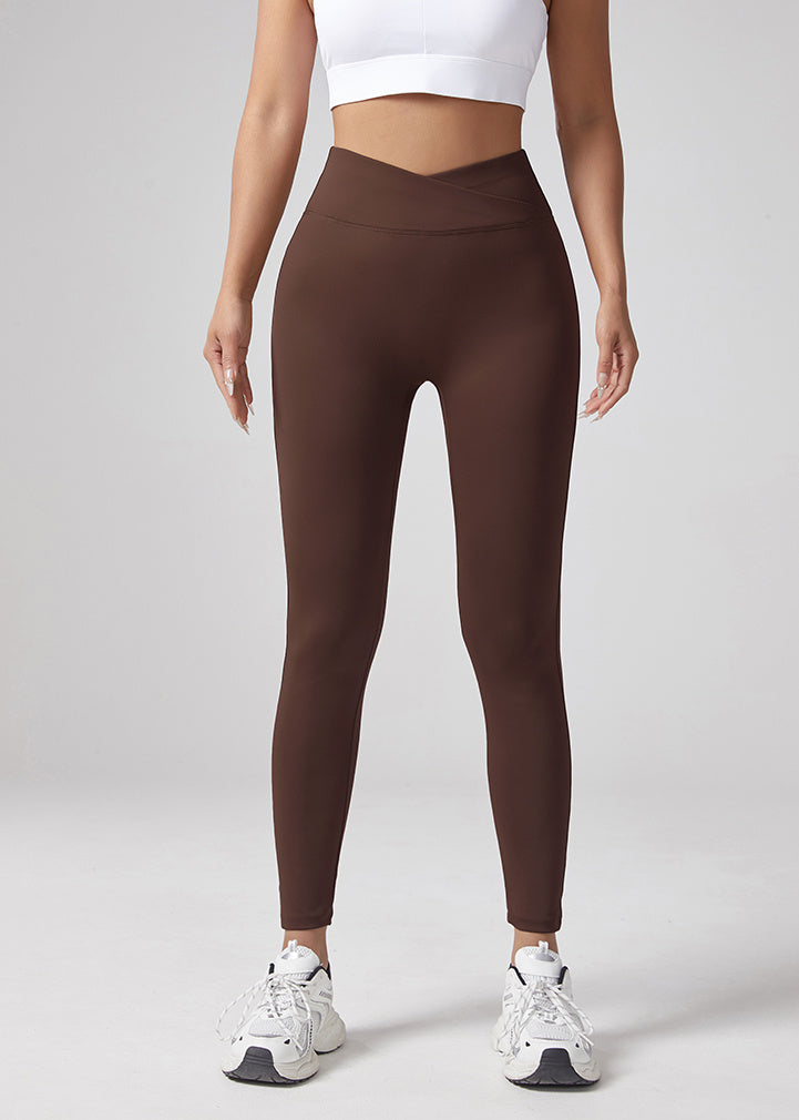 V-waist Fitness Elastic Tight Pants