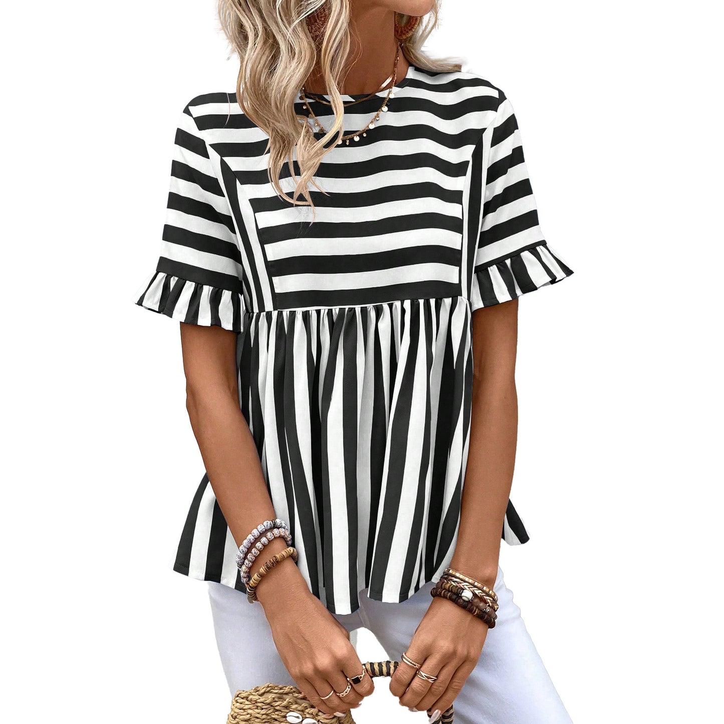 Sleeves Women's Top Shirt
