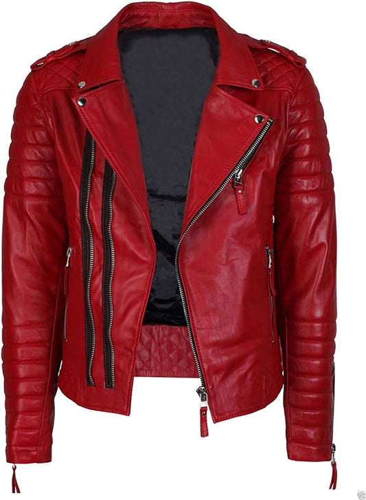 Thick Collar European Double Zipper Jacket