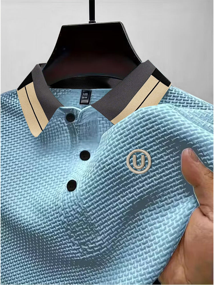 Men's High-end Mesh Ice Silk T-Shirt
