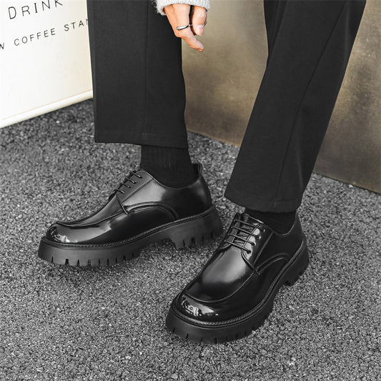 Men's Thick-soled Height-increasing Leather Shoes